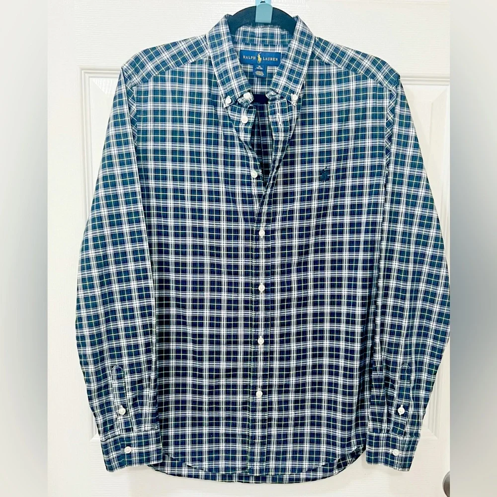 Ralph Lauren button down Shirt Size X Large 100% Cotton